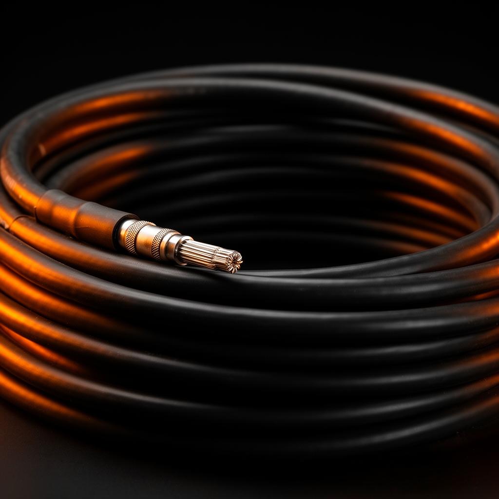 Cabos industriais MR Hybrid com iluminação dramática